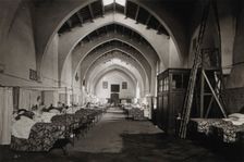 Hospital de la Santa Cruz, Barcelona: a ward, c1900. Creator: Unknown