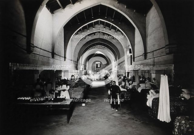 Hospital de la Santa Cruz, Barcelona: ward of San Pedro, 1900-1999. Creator: Unknown.
