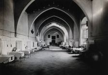 Hospital de la Santa Cruz, Barcelona: ward of Santa Eulalia, c1900. Creator: Unknown
