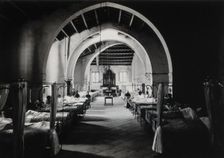 Hospital de la Santa Cruz, Barcelona: ward of St John the Baptist, c1900. Creator: Unknown
