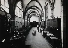 Hospital de la Santa Cruz, Barcelona: the interior of the pharmacy. Creator: Unknown