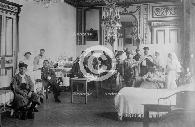 Hospital of Baroness D'Ephresee, Paris, between c1914 and c1915. Creator: Bain News Service.