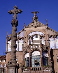 Hospital of San Pablo, designed by Lluis Domenech i Montaner (1850-1923)