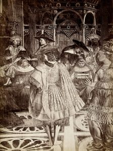 Hospital of Santa Maria della Scala, Siena: Celestino III grants control of the..., (19th century?). Creator: Fotografia Lombardi Siena