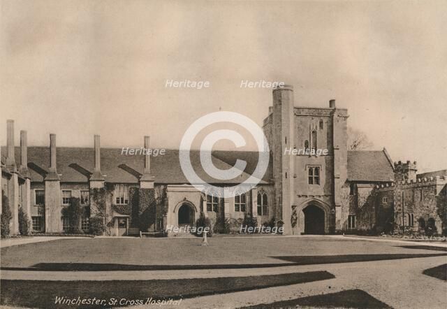 Hospital of St Cross, Winchester, Hampshire, early 20th century(?). Artist: Unknown.