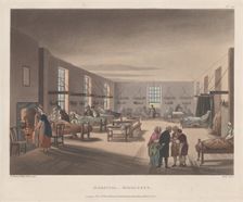 Hospital, Middlesex, April 1, 1809., April 1, 1809. Creator: Joseph Constantine Stadler
