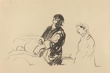 Hospital Scene, c. 1914/1919. Creator: Jean Louis Forain