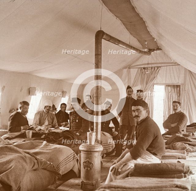 Hospital, Suippes, Somme, northern France, c1914-c1918. Artist: Unknown.
