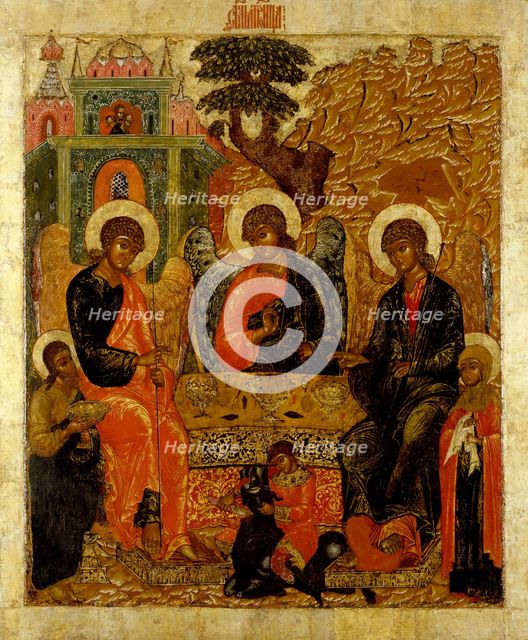Hospitality of Abraham, c1600. Creator: Unknown.