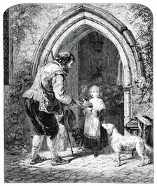 "Hospitality - The Mote, Ightham, Kent"..., 1850. Creator: Smith & Cheltnam