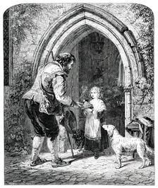 "Hospitality - The Mote, Ightham, Kent"..., 1850. Creator: Smith & Cheltnam