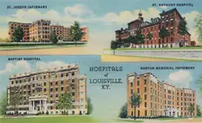Hospitals of Louisville, KY. 1942. Artist: Caufield & Shook