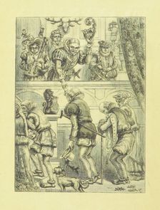 Host welcoming guests, 1885. Creator: Henry G. Wells