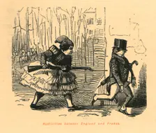 Hostilities between England and France 1897. Creator: John Leech