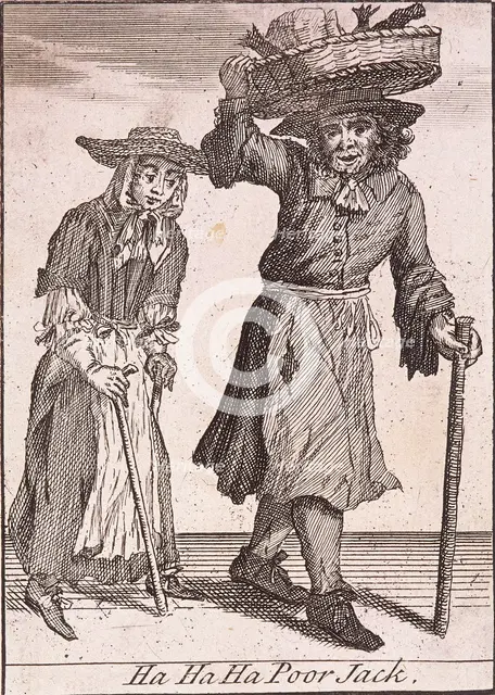 'Ha Ha Ha Poor Jack', Cries of London, (c1688?). Artist: Anon