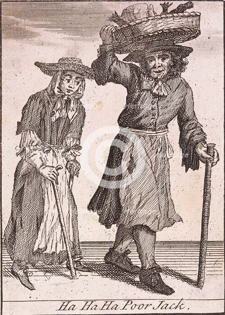 'Ha Ha Ha Poor Jack', Cries of London, (c1688?). Artist: Anon