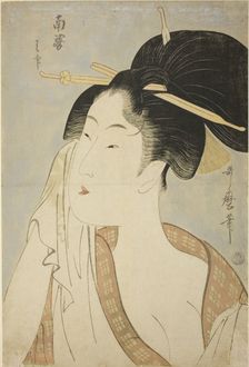 Ha... of the Southern Station (Nan'eki ha-jirushi), Japan, c. 1795/96. Creator: Kitagawa Utamaro