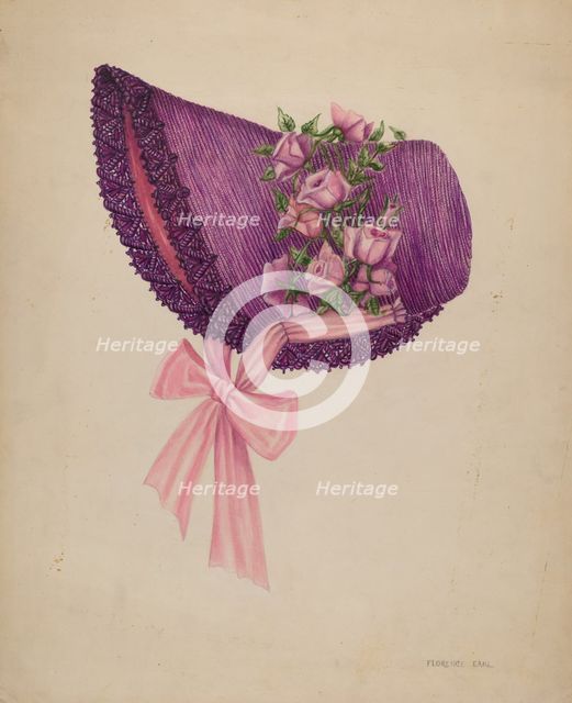 Hat, 1935/1942. Creator: Florence Earl.