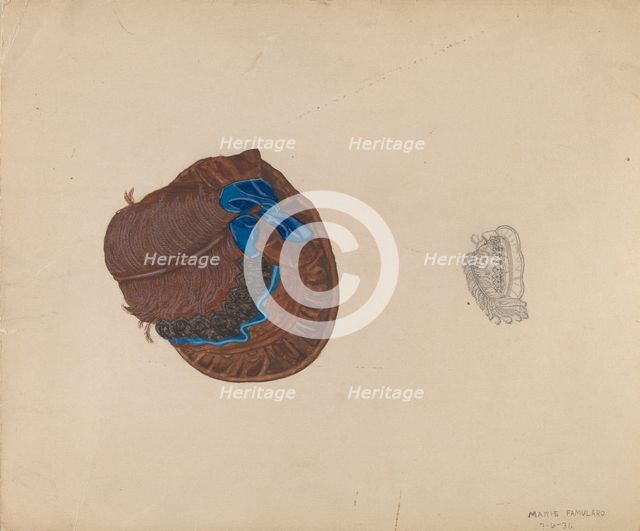 Hat, 1936. Creator: Marie Famularo.
