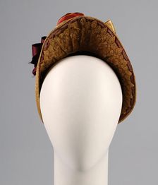 Hat, American, 1883. Creator: Unknown
