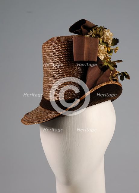 Hat, American, 1884-86. Creator: Unknown.