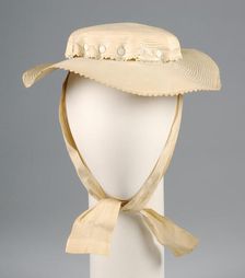Hat, American, ca. 1850. Creator: Unknown