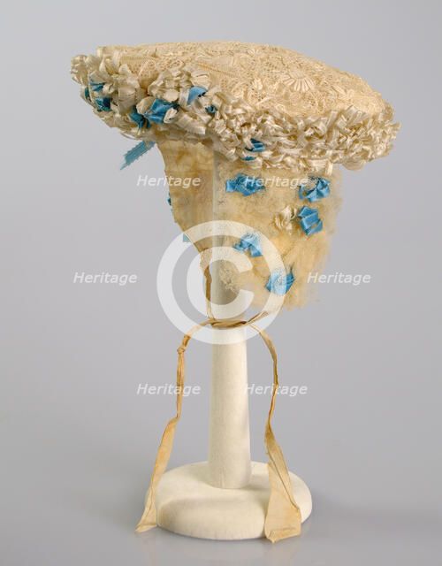 Hat, American, ca. 1850. Creator: Unknown.