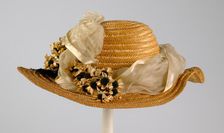 Hat, American, ca. 1888. Creator: Unknown