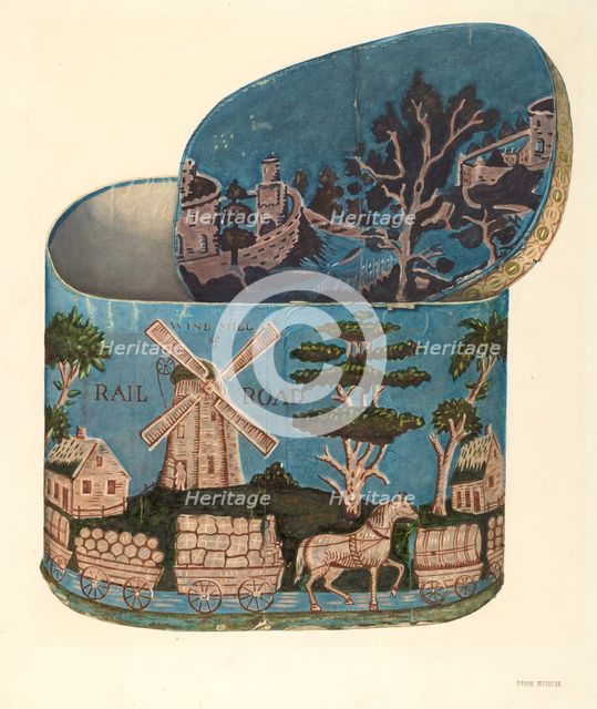 Hat Box, 1935/1942. Creator: Frank McEntee.