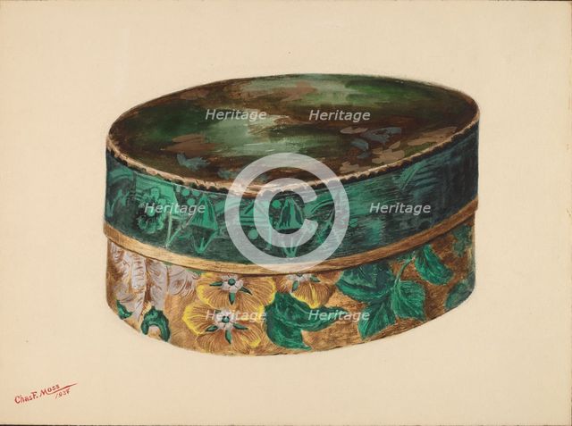 Hat Box, 1938. Creator: Charles Moss.