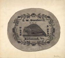 Hat Box - Top, c. 1939. Creator: Mary E Humes