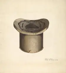 Hat Box, c. 1939. Creator: Mary E Humes