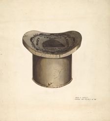 Hat Box, c. 1939. Creator: Mary E Humes