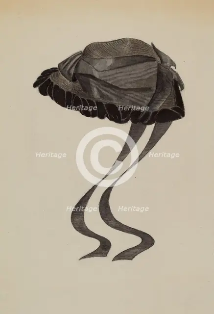 Hat, c. 1936. Creator: Marie Mitchell.