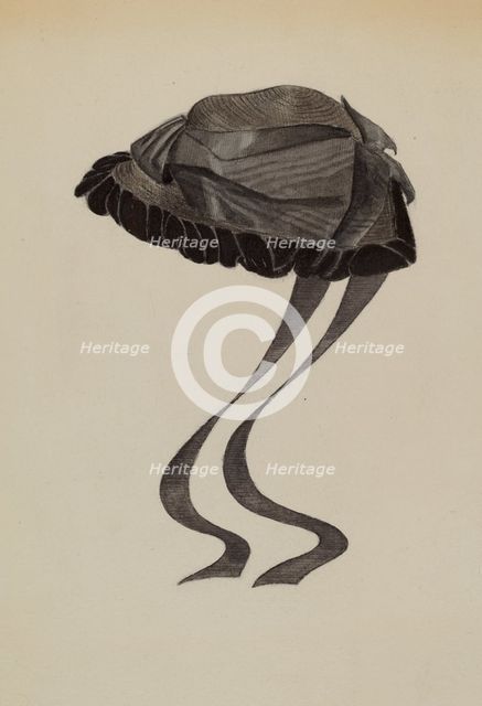 Hat, c. 1936. Creator: Marie Mitchell.
