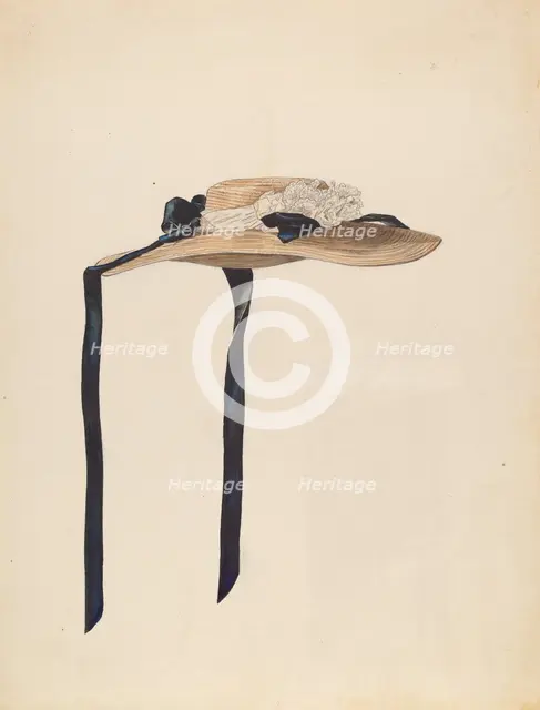 Hat, c. 1936. Creator: Melita Hofmann.