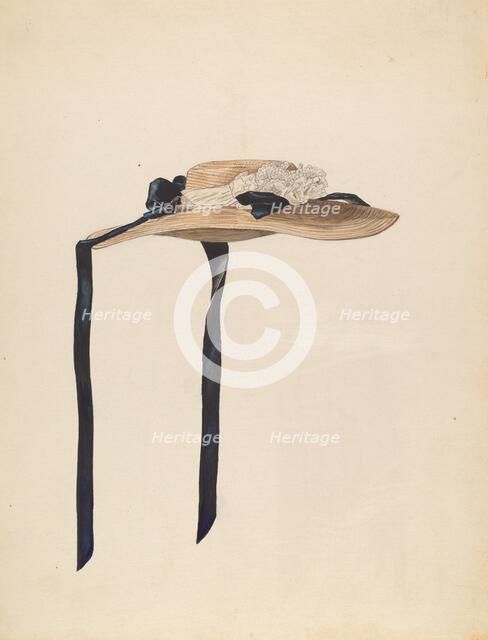 Hat, c. 1936. Creator: Melita Hofmann.