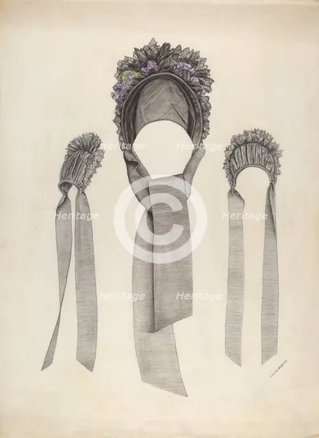 Hat, c. 1937. Creator: Lucien Verbeke.