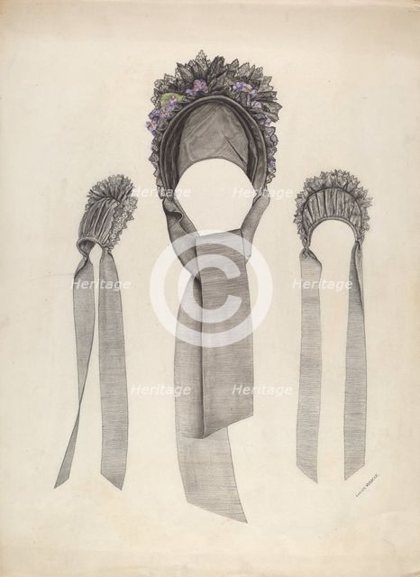 Hat, c. 1937. Creator: Lucien Verbeke.