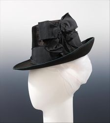 Hat, French, ca. 1885. Creator: Mme Mantel