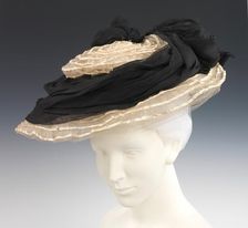 Hat, French, ca. 1895. Creator: Camille Roger