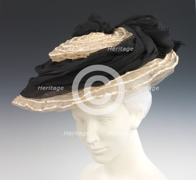 Hat, French, ca. 1895. Creator: Camille Roger.