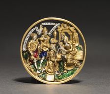 Hat Jewel Depicting the Adoration of the Magi, c. 1540. Creator: Unknown