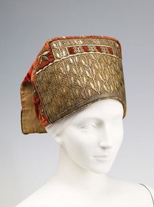 Hat, Russian, fourth quarter 18th century. Creator: Unknown