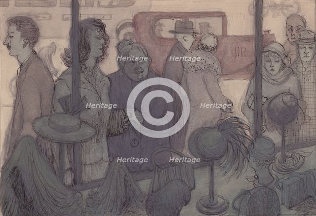 Hat shop window, c1952. Creator: Shirley Markham.