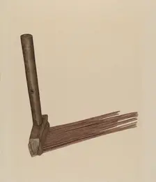 Hatchel (Flax Comb), c. 1939. Creator: LeRoy Griffith