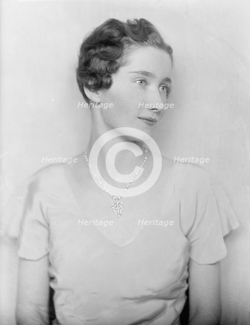 Hatcher, Lucille - Portrait, 1933. Creator: Harris & Ewing.