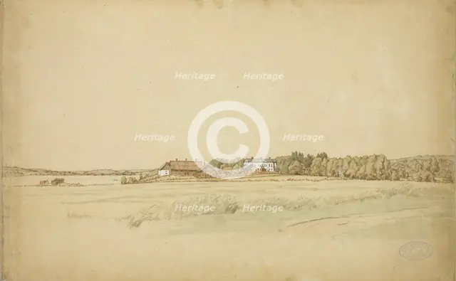 Hatanpää manor, 1857. Creator: Werner Holmberg.
