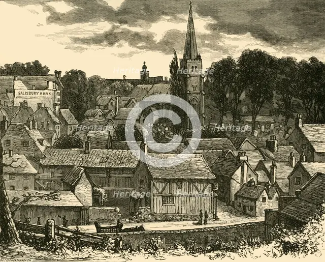 'Hatfield from the Railway Station', 1898. Creator: Unknown.