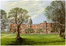 Hatfield House, Hertfordshire, home of the Marquis of Salisbury, 1880